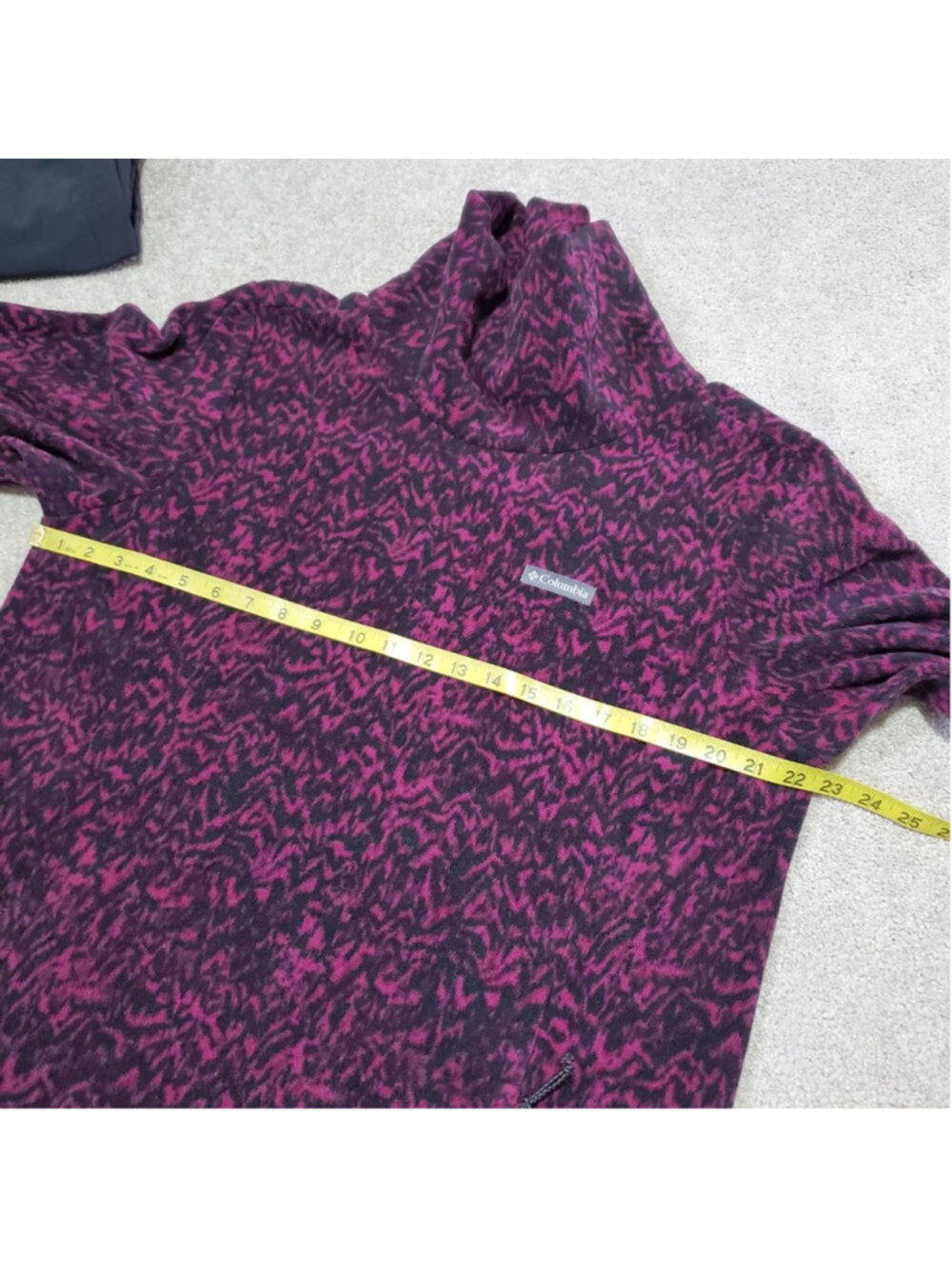 COLUMBIA Ali Peak Performance Fleece Tunic Sweater XL High Neck Longline - Picture 12 of 14